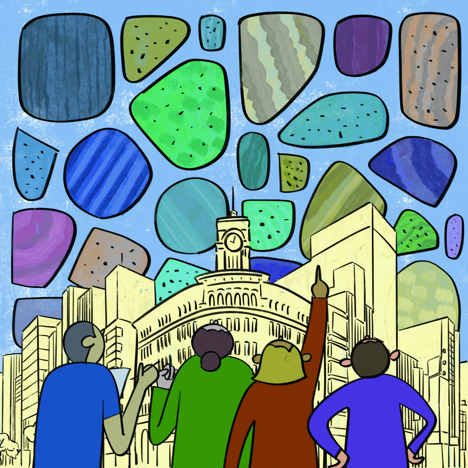 銀座の石の探検隊2025 (５〜８丁目）